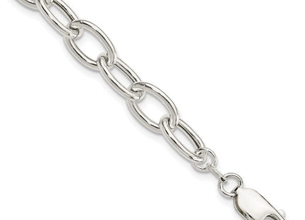 Sterling Silver Open Link Cable Necklace
