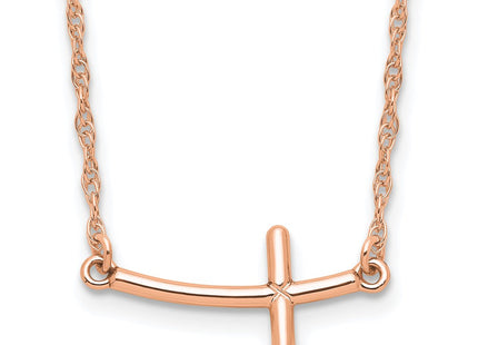 Sterling silver cross necklace
