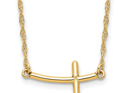 Sterling silver cross necklace