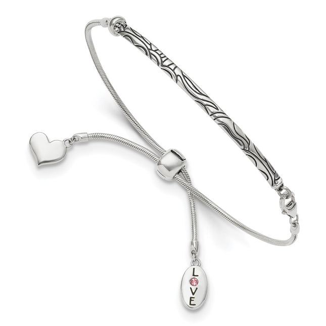 Sterling Silver Bracelets Style QG3498 - Classique Jewelry Inc.