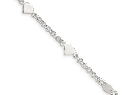 Sterling Silver Bracelets Style QG3536 - Classique Jewelry Inc.