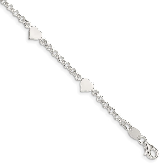 Sterling Silver Bracelets Style QG3536 - Classique Jewelry Inc.