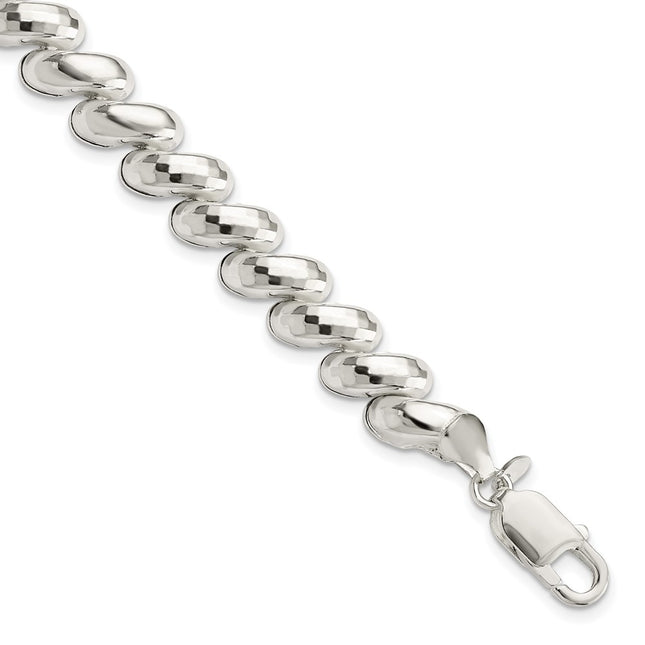 Sterling Silver Bracelets Style QG3599 - Classique Jewelry Inc.