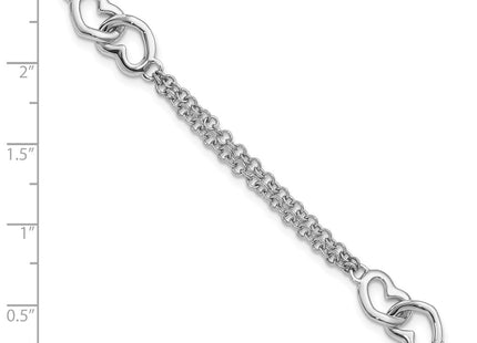 Sterling Silver Chain Bracelets Style QG3605 - Classique Jewelry Inc.