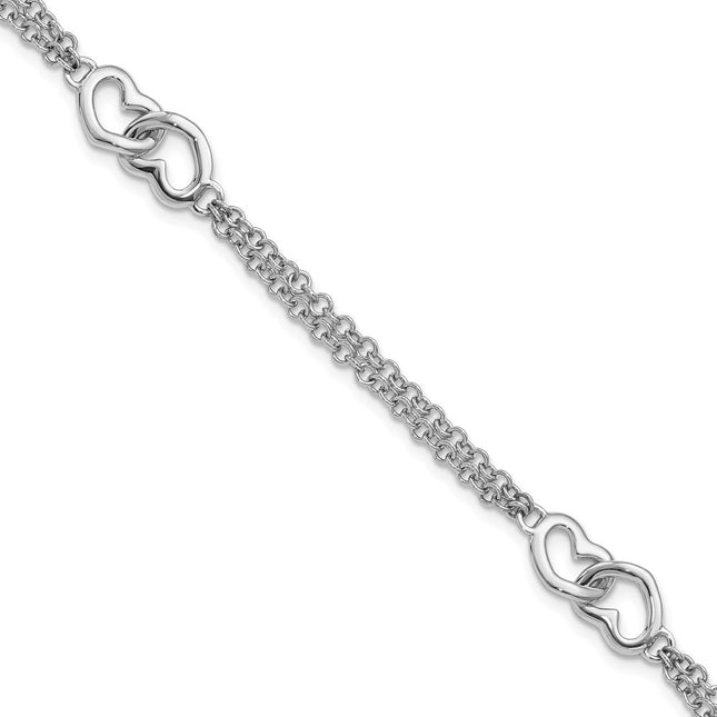 Sterling Silver Chain Bracelets Style QG3605 - Classique Jewelry Inc.