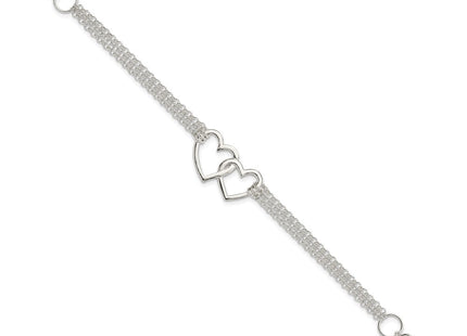 Sterling Silver Bracelets Style QG3608 - Classique Jewelry Inc.