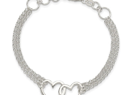 Sterling Silver Bracelets Style QG3608 - Classique Jewelry Inc.