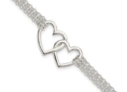 Sterling Silver Bracelets Style QG3608 - Classique Jewelry Inc.