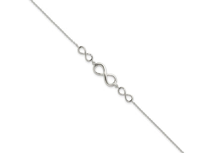 Sterling Silver Bracelets Style QG3627 - Classique Jewelry Inc.