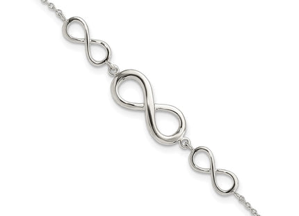 Sterling Silver Bracelets Style QG3627 - Classique Jewelry Inc.