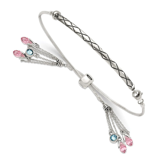 Sterling Silver Bracelets Style QG3636 - Classique Jewelry Inc.