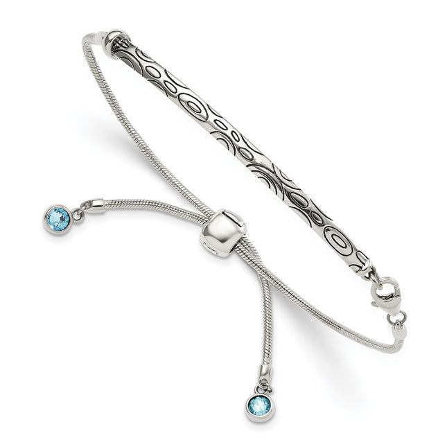 Sterling Silver Bracelets Style QG3637 - Classique Jewelry Inc.