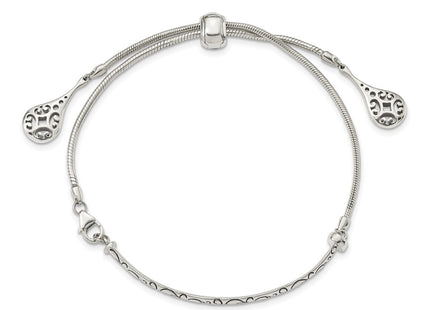 Sterling Silver Bracelets Style QG3638 - Classique Jewelry Inc.