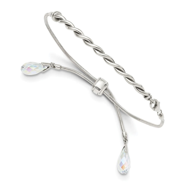 Sterling Silver Bracelets Style QG3639 - Classique Jewelry Inc.