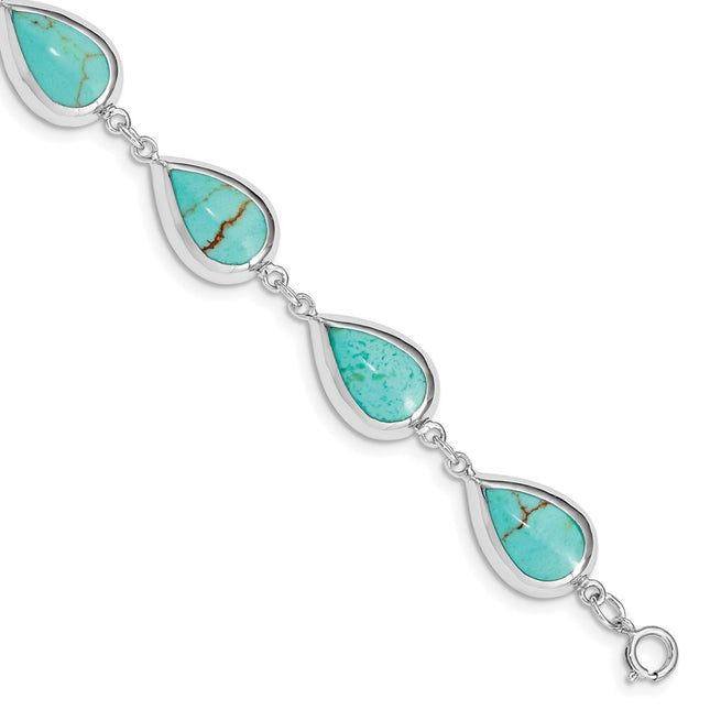 Sterling Silver Bracelets Style QG3641 - Classique Jewelry Inc.