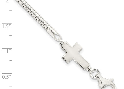 Sterling Silver Bracelets Style QG3916 - Classique Jewelry Inc.