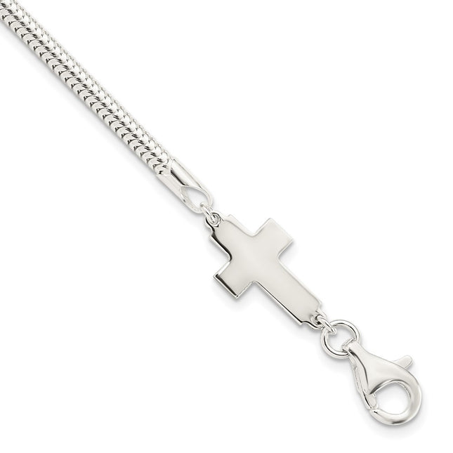 Sterling Silver Bracelets Style QG3916 - Classique Jewelry Inc.
