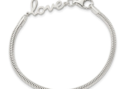 Sterling Silver Bracelets Style QG3957 - Classique Jewelry Inc.