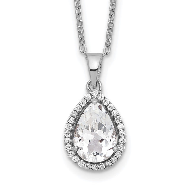 Sterling Silver Jewelry Style QG4069APR - Classique Jewelry Inc.