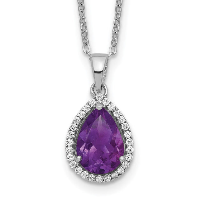 Sterling Silver Jewelry Style QG4069FEB - Classique Jewelry Inc.