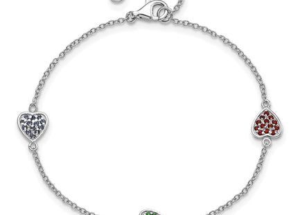 Sterling Silver Bracelets Style QG4080 - Classique Jewelry Inc.