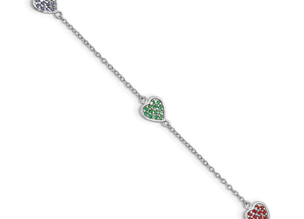 Sterling Silver Bracelets Style QG4080 - Classique Jewelry Inc.