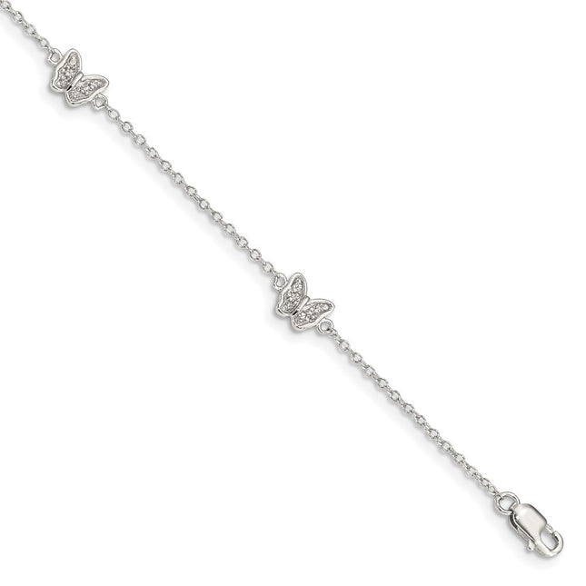 Sterling Silver Bracelets Style QG4098 - Classique Jewelry Inc.