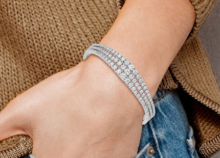 Sterling Silver Bracelets Style QG4179 - Classique Jewelry Inc.