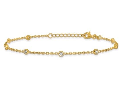 Sterling Silver Jewelry Style QG4197GP - Classique Jewelry Inc.