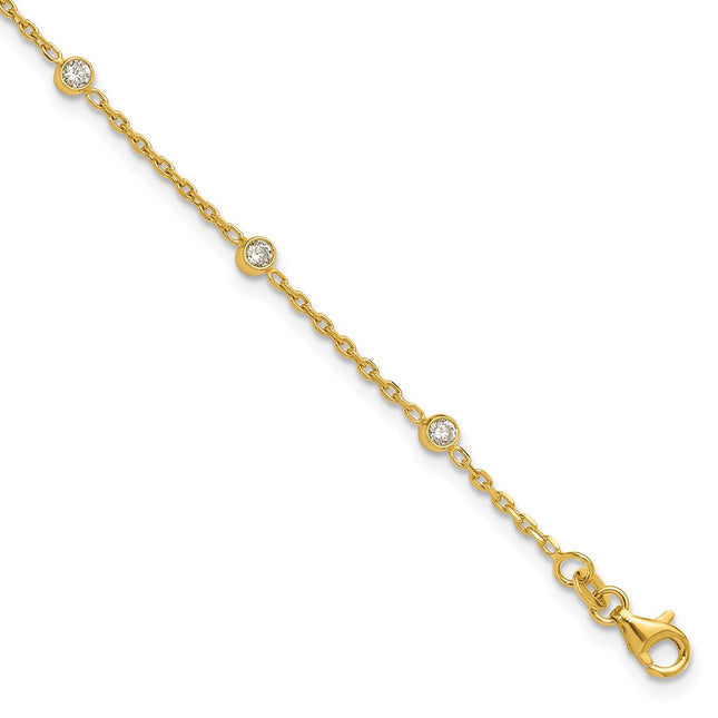 Sterling Silver Jewelry Style QG4197GP - Classique Jewelry Inc.