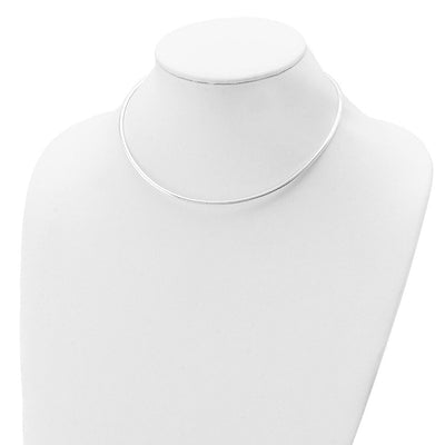Sterling Silver Cubetto Necklace, 16 x 3mm