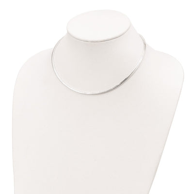Sterling Silver w/2in. Ext Cubetto Chain