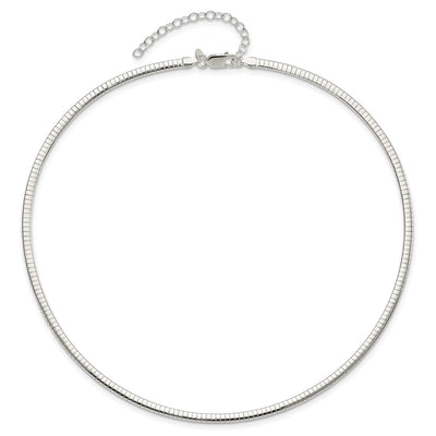 Sterling Silver w/2in. Ext Cubetto Chain