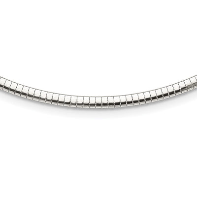 Sterling Silver w/2in. Ext Cubetto Chain