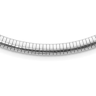 Sterling Silver Rhodium-plated w/2in. Ext Cubetto Chain (Style QG4224R-16)
