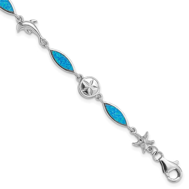 Sterling Silver Bracelets Style QG4237 - Classique Jewelry Inc.