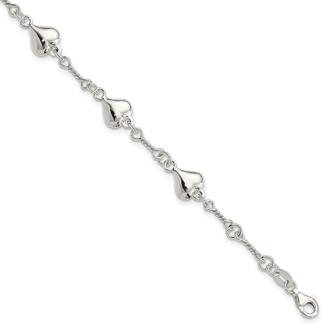Sterling Silver Bracelets Style QG4246 - Classique Jewelry Inc.