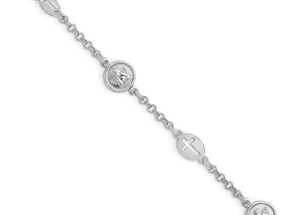 Sterling Silver Bracelets Style QG4247 - Classique Jewelry Inc.