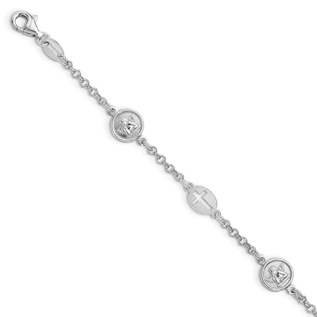 Sterling Silver Bracelets Style QG4247 - Classique Jewelry Inc.
