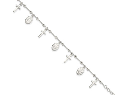 Sterling Silver Bracelets Style QG4251 - Classique Jewelry Inc.