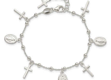Sterling Silver Bracelets Style QG4251 - Classique Jewelry Inc.