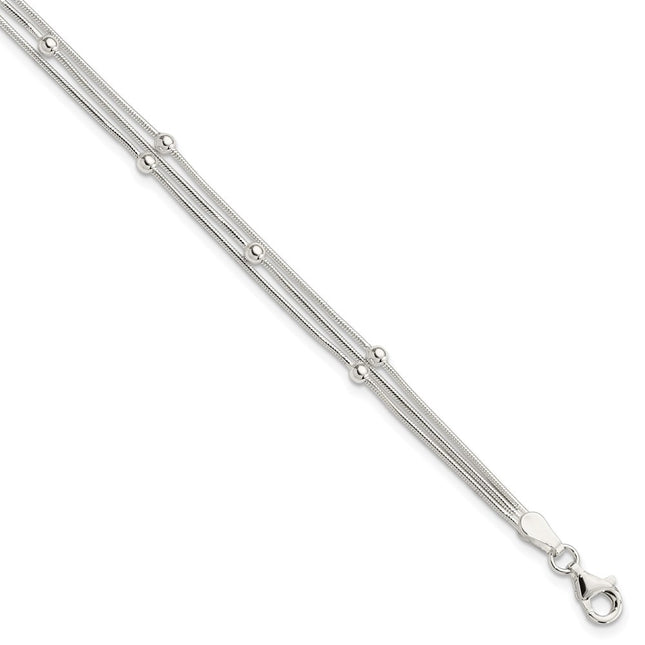 Sterling Silver Bracelets Style QG4268 - Classique Jewelry Inc.