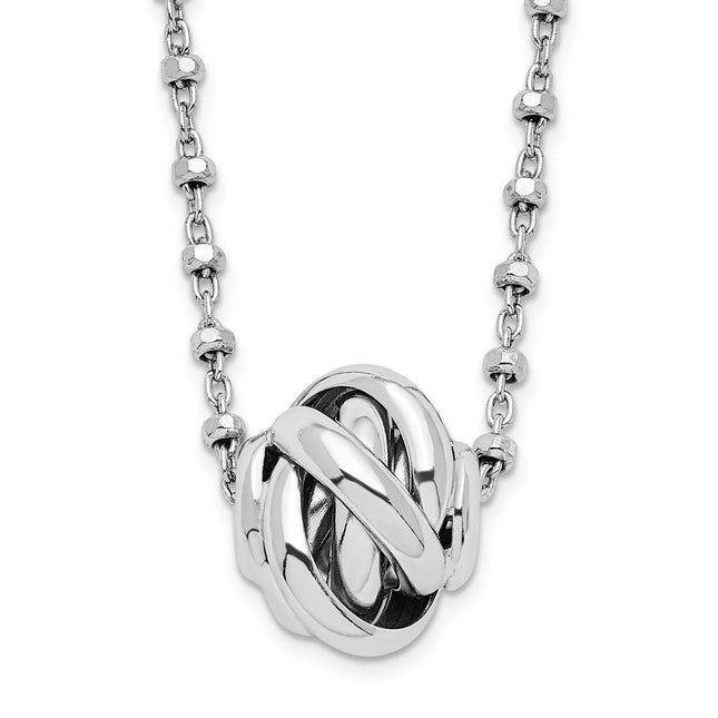 Sterling Silver Chain Necklaces Style QG4340 - Classique Jewelry Inc.