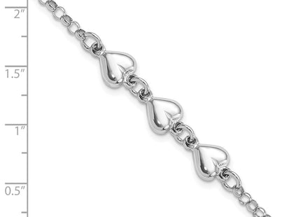 Sterling Silver Bracelets Style QG4596 - Classique Jewelry Inc.