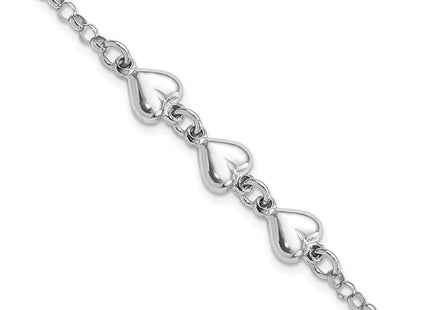 Sterling Silver Bracelets Style QG4596 - Classique Jewelry Inc.