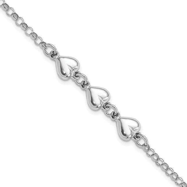Sterling Silver Bracelets Style QG4596 - Classique Jewelry Inc.