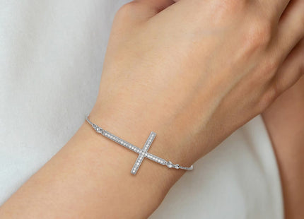 Sterling Silver Bracelets Style QG4653 - Classique Jewelry Inc.