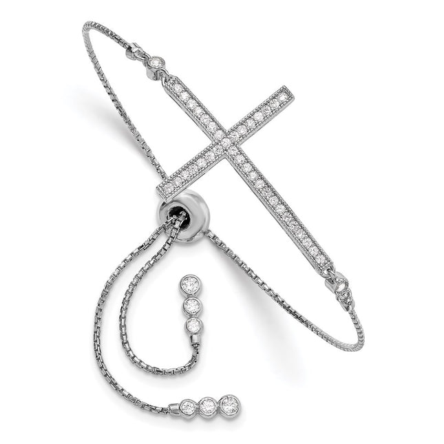 Sterling Silver Bracelets Style QG4653 - Classique Jewelry Inc.
