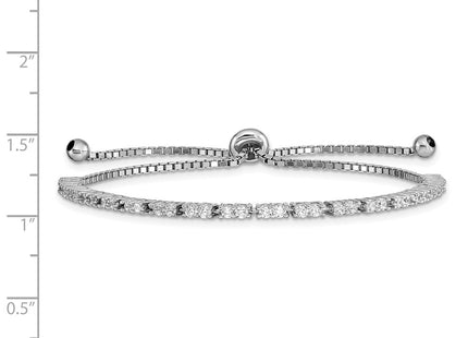 Sterling Silver Bracelets Style QG4757APR - Classique Jewelry Inc.
