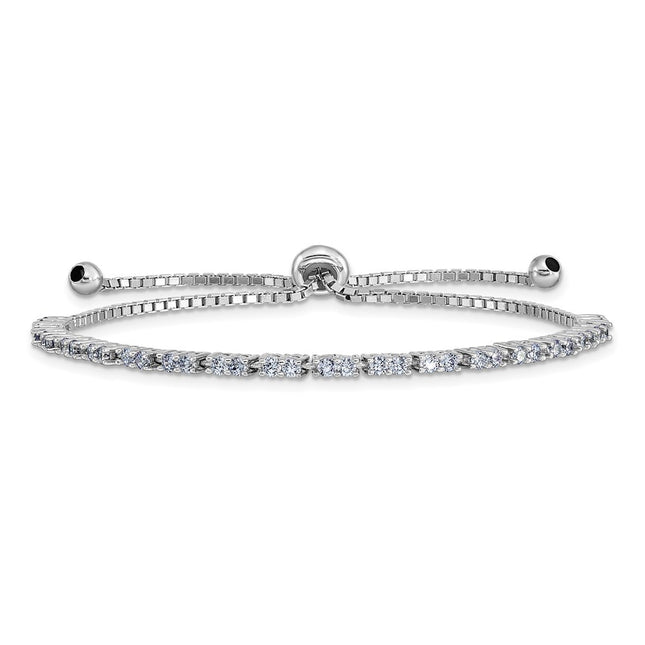 Sterling Silver Bracelets Style QG4757JUN - Classique Jewelry Inc.